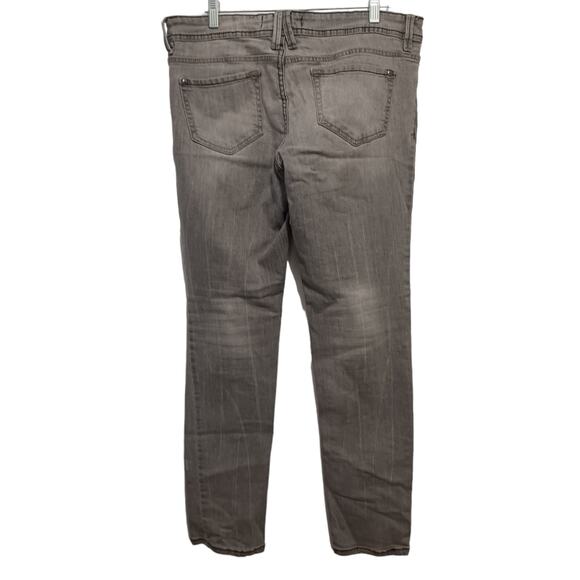 Miley Cyrus Max Azra Jeans Sz13 GRAY Skinny Straight Grunge Rocker Boho Street - Picture 2 of 9